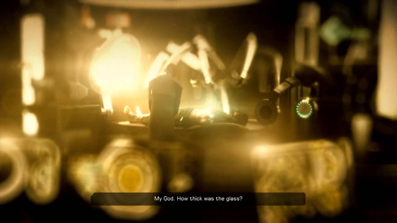 Deus Ex: HR Director's Cut - Sarif Industries: Jaron Namir Throws Jensen Out Window & Surgery Scene