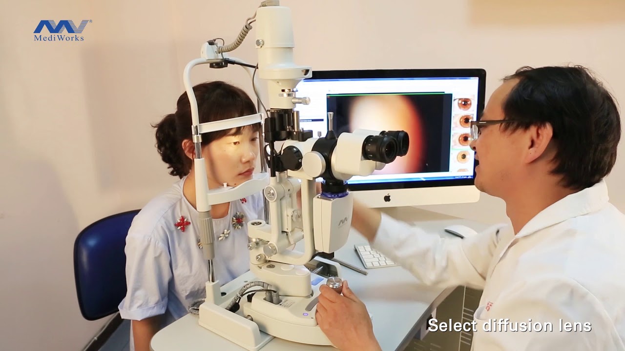 Operation of S390 Digital Slit Lamp