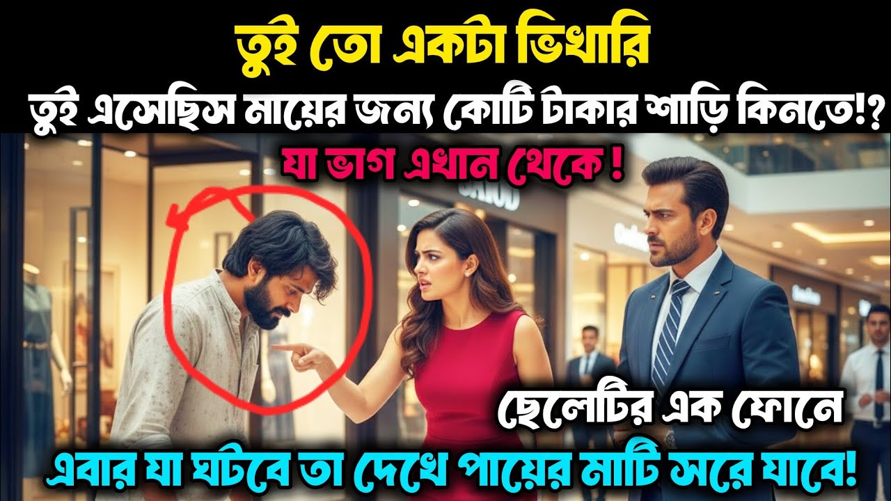 মায়ের জন্য কোটি দামের শাড়ি কিনতে শপিং মলে, এরপর যা ঘটেছিল|বিলিয়নিয়ার গল্প| billionaire golpo 