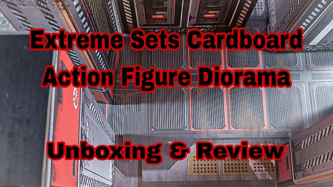 Extreme Sets Sector 06 Cardboard Diorama | Unboxing & Review | Toy Review
