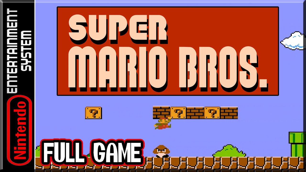 Super Mario Bros - Full Game 100% Walkthrough (NES)