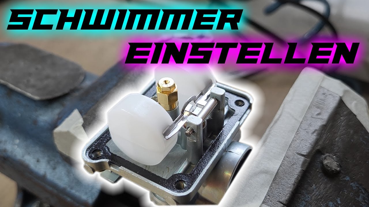 Einen Kunststoff Schwimmer einstellen?