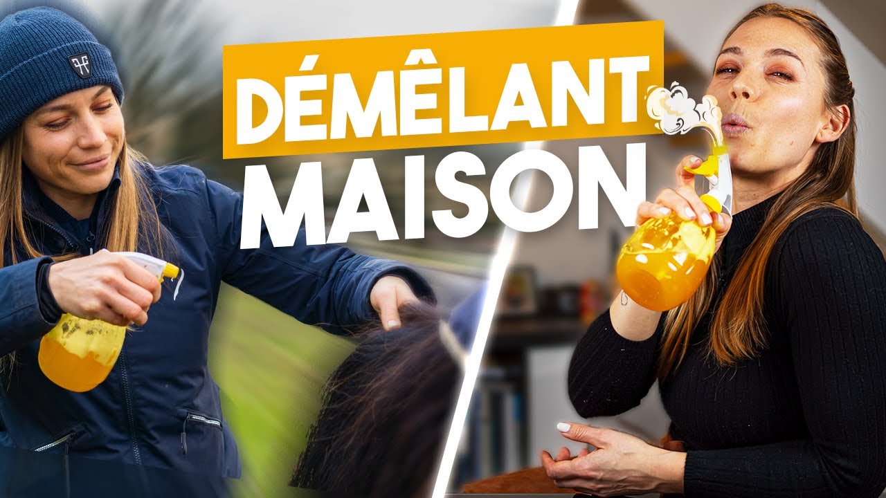 DIY DEMELANT POUR CHEVAUX - 4 ingrédients pour un démêlant naturel fait maison !