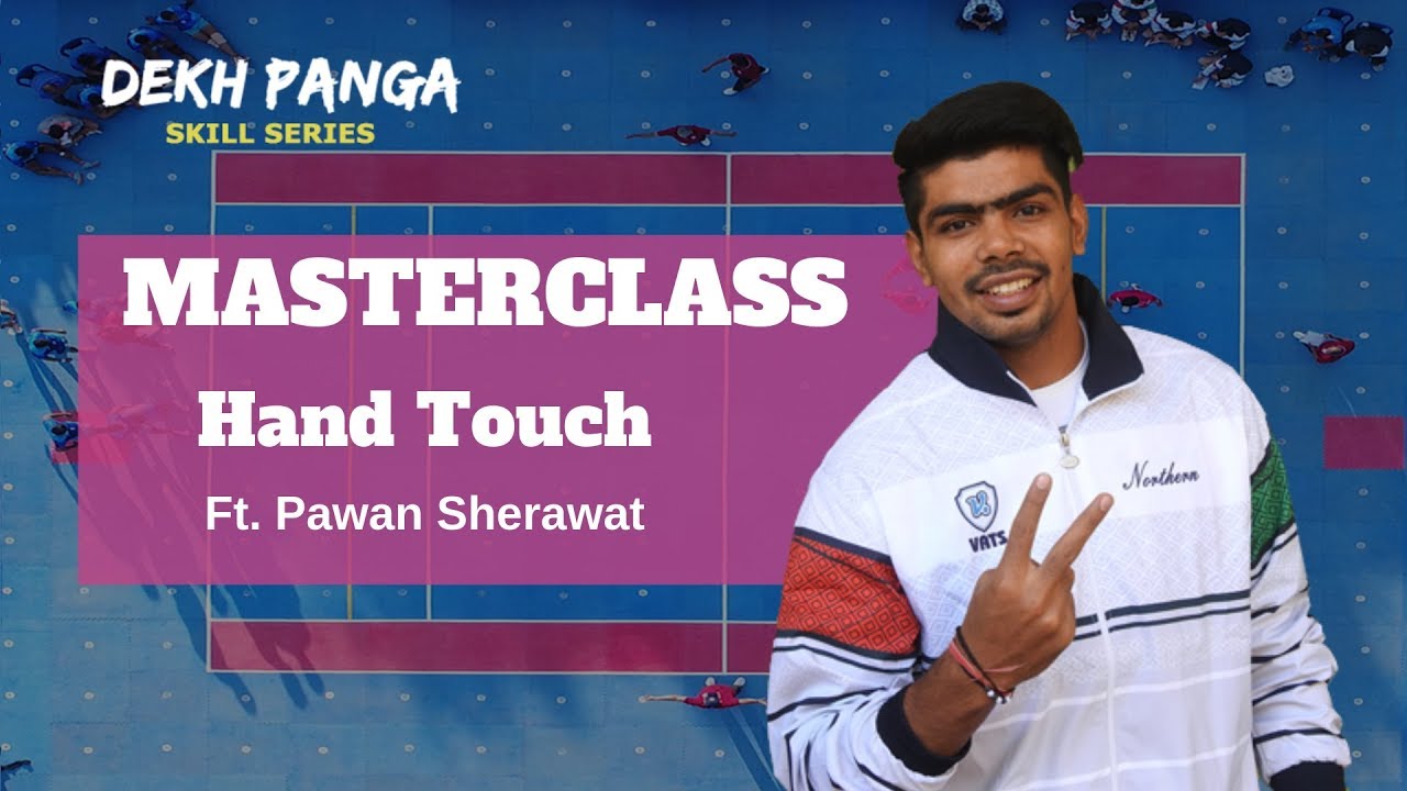 Kabaddi Raiding skill | Pawan Sherawat demonstrates the art of hand touch in Kabaddi