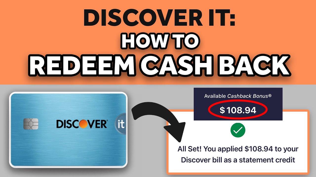 📱 Discover It Cash Back Card Tutorial: 💰 How to REDEEM Your Cash Back on the Discover App