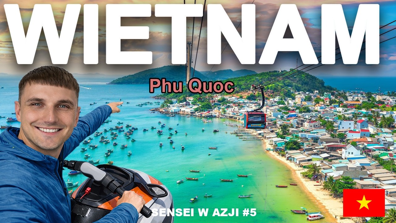 Jechałem najdłuższą kolejką linową na świecie na Phu Quoc (Sensei w Azji #5)