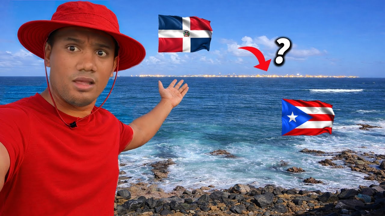 Llegue hasta donde Termina Puerto Rico y se ve Dominicana | Rincon 