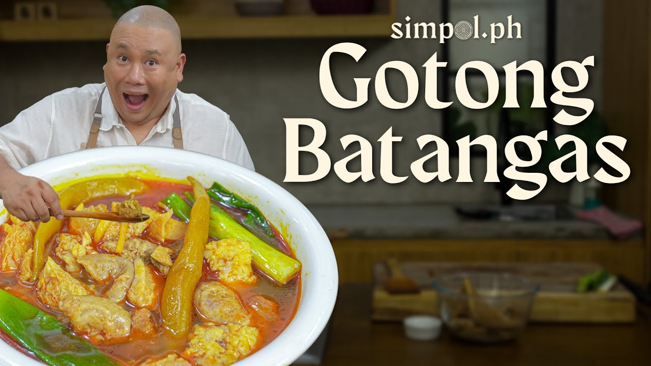 Chef Tatung’s Gotong Batangas Recipe | Perfect Rainy Day Comfort Food