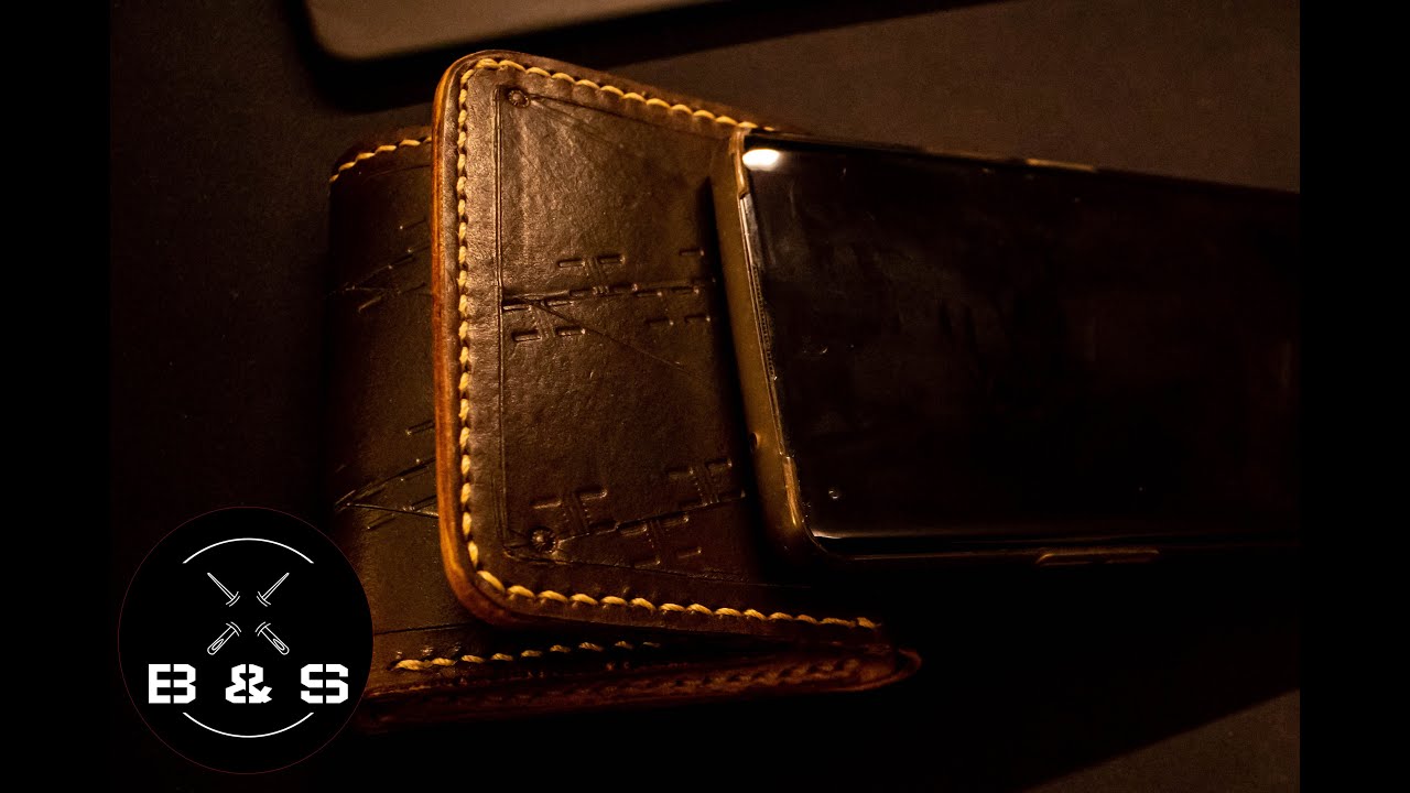 Custom Trifold Leather Wallet - Build Showcase #leathercraft #wallet  #tutorial #leatherwallet #diy