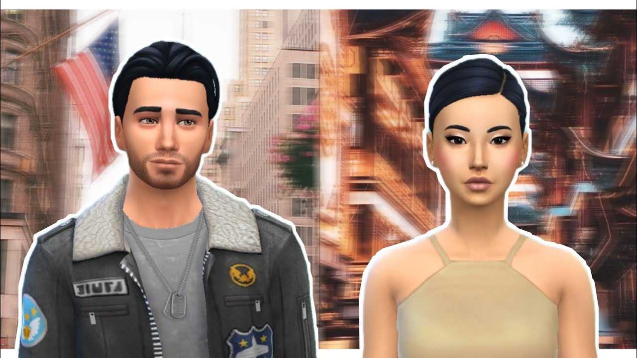 Генетика в The Sims 4 Какие дети получатся у американца и азиатки? Безумно красивые детки!
