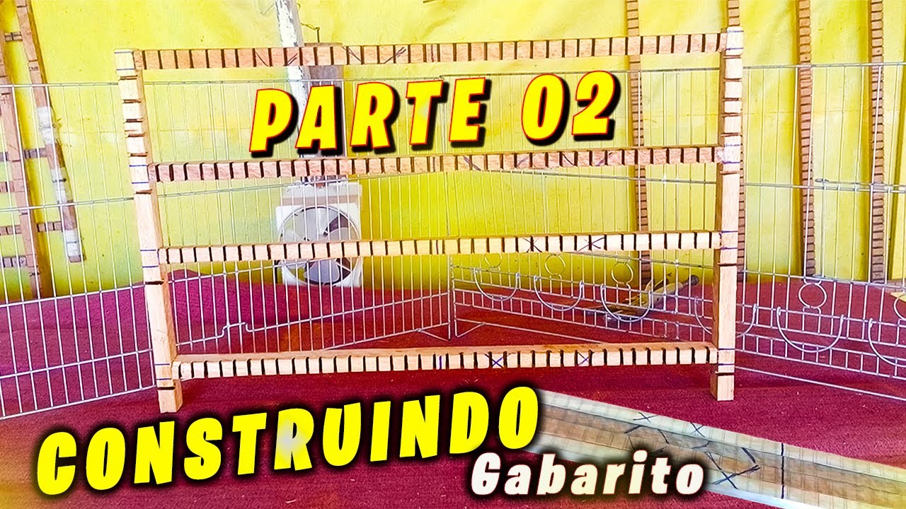 Como fazer GABARITO PARA GAIOLA Criadeira passo a passo
