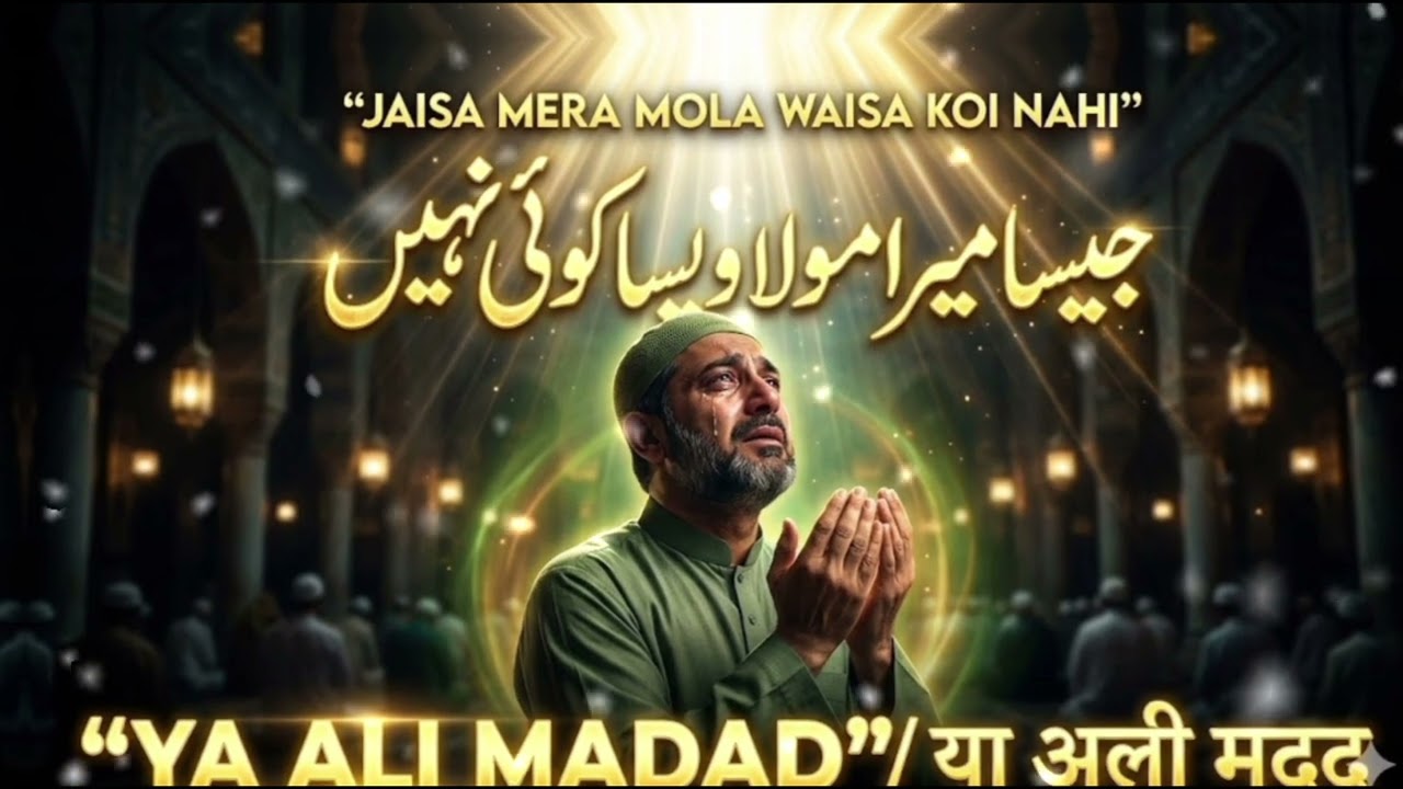 Jaisa Mera Mola Waisa Koi Nahi 😭 Ya Ali Madad | Emotional Manqabat