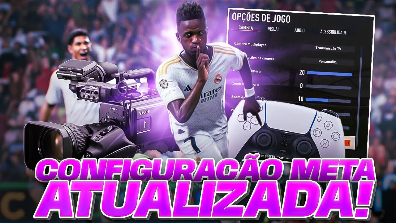FC 24 - MELHOR CONFIGURAÇÃO META DE CONTROLE E CÂMERA ATUALIZADA!