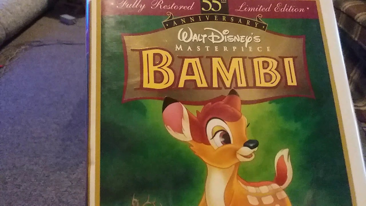 Playing 2 Loose VHS Tapes and Rewinding my Bambi Tape