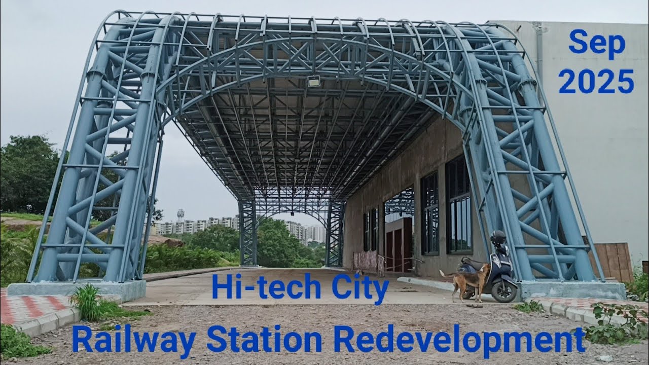 Hi-tech City Railway Station Redevelopment ll Sep 2025 Progress