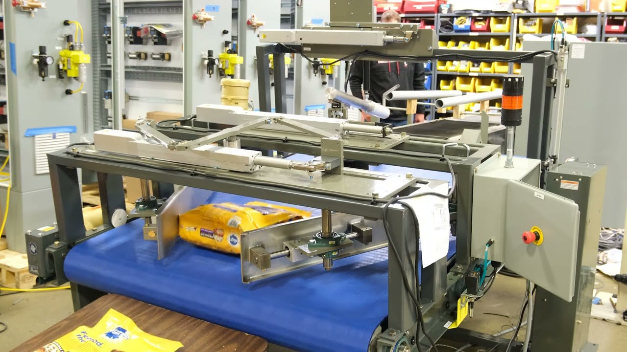 Knock Down Table Automation for Mixed Size Bags