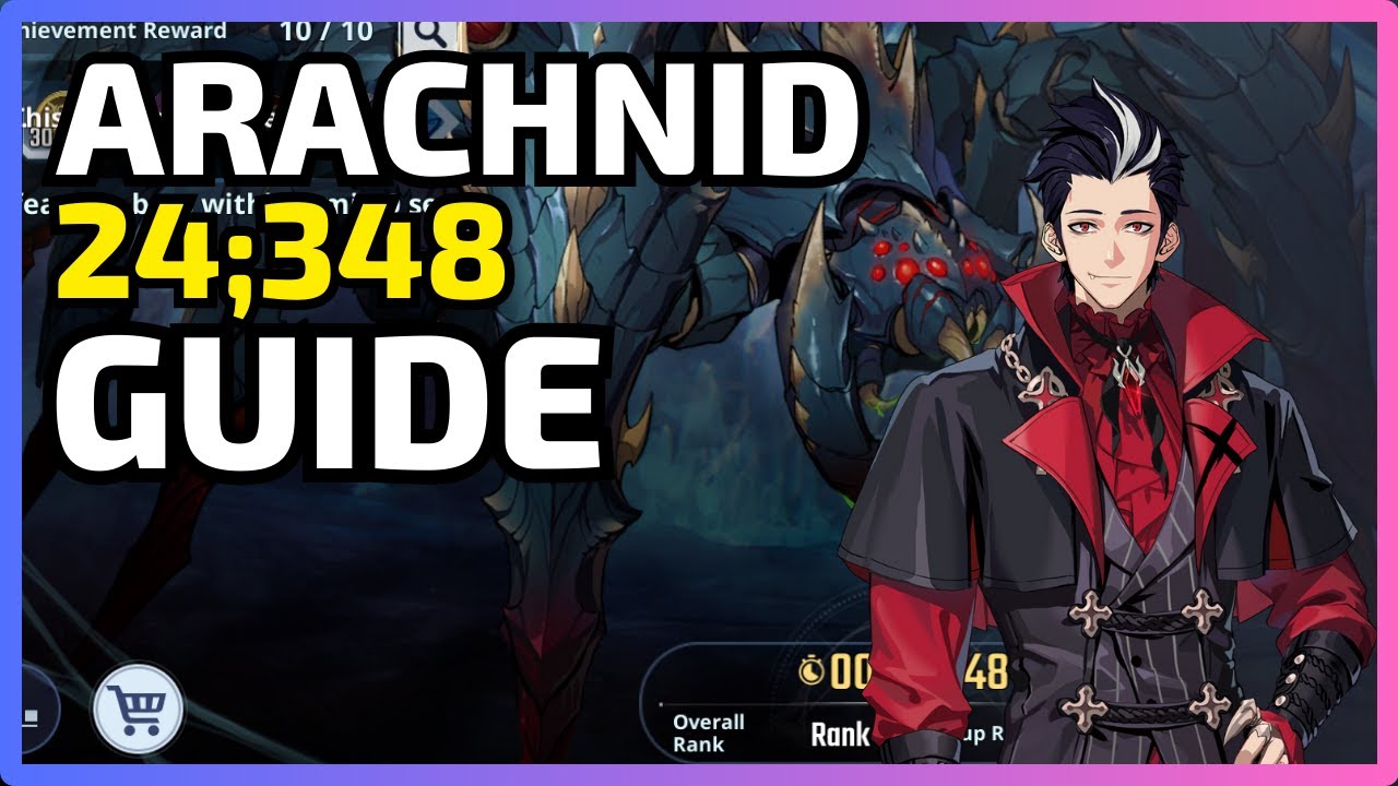 Battlefield of Time GUIDE - 🕷️Giant Arachnid🕷️ - 24;348s - Season 16 | Solo Leveling:Arise