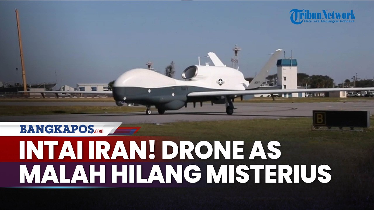 Pesawat Tanpa Awak AS MQ-4C Triton Hilang Misterius saat Intai Iran, Iran Pamer Kekuatan!