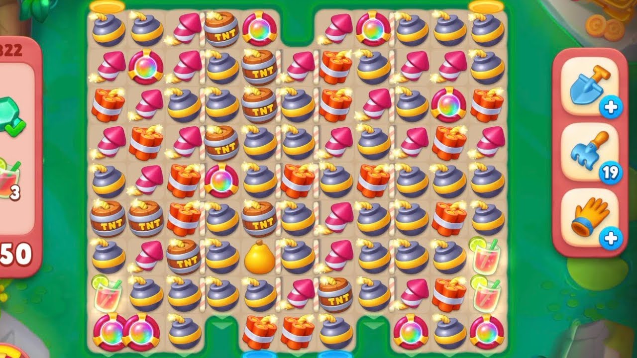 Hard Level Playrix Gardenscapes @Match3Magic 