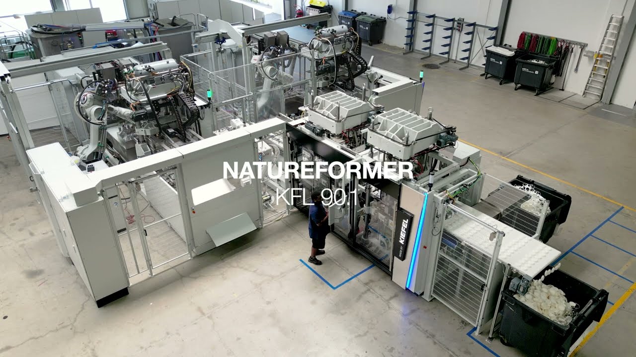 NATUREFORMER KFL 90.1 – high-end Fiber Thermoforming for lids & portion cups