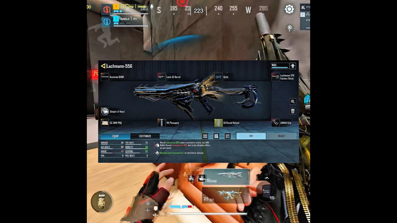 DMZ : RECON Lachmann-556 Attachment #codm #codmth #dmzcallofduty #dmzrecon #callofdutymobile
