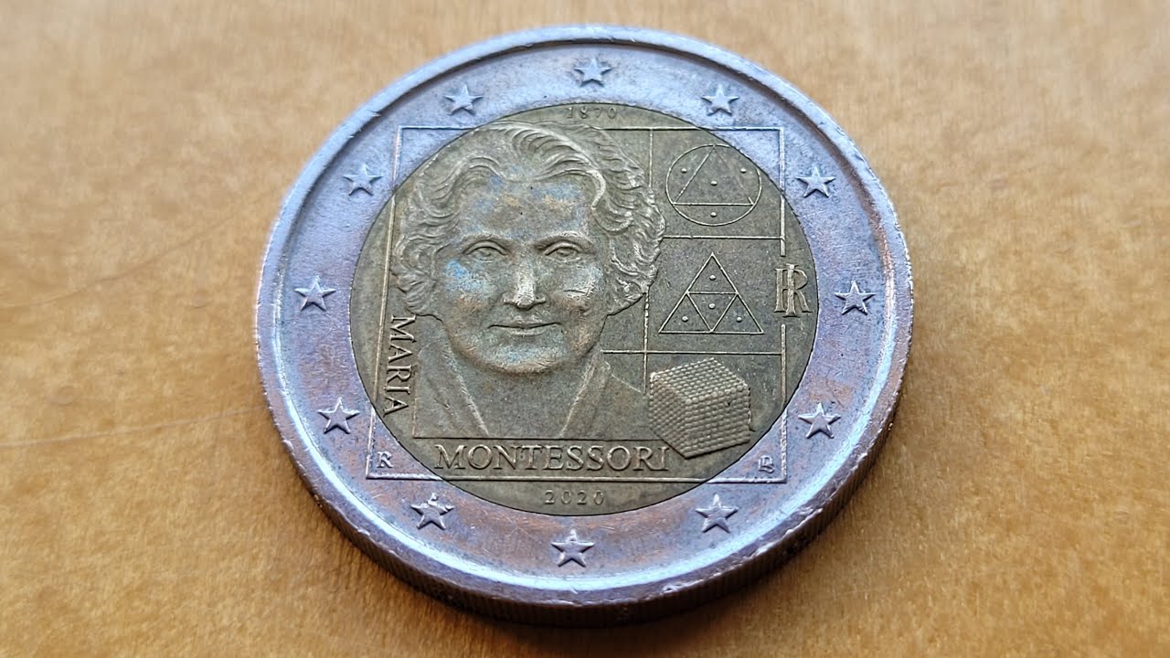 2 Euro Münzrollenjagd #43 - Maria Montessori (5 Münzrollen)