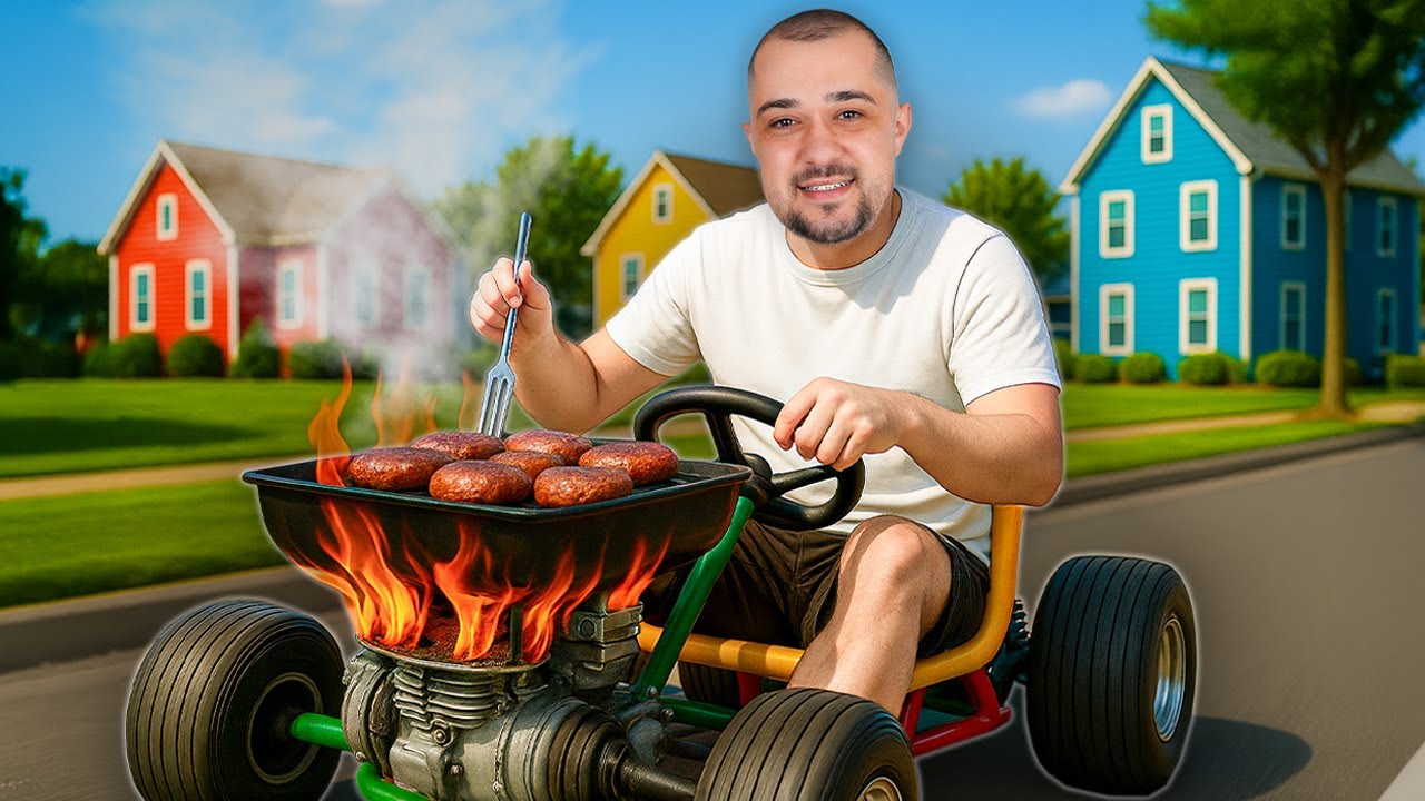 AM FĂCUT GRĂTAR PE UN CART DE CURSE - Ziua 5