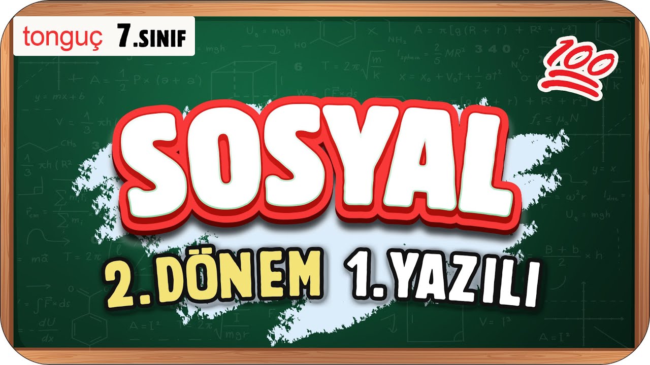 7.Sınıf Sosyal 2.Dönem 1.Yazılıya Hazırlık 📑 #2025