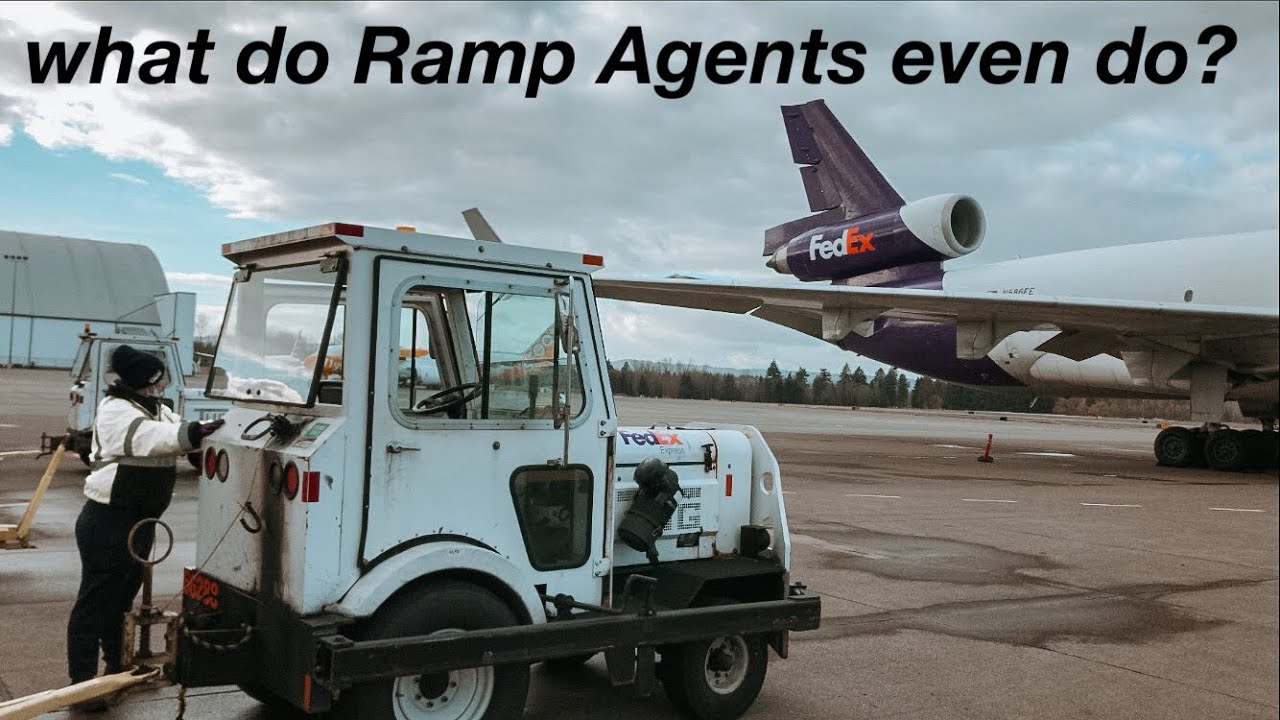 what I do for work (Ramp Agent for Cargo airline) 🦺✈️