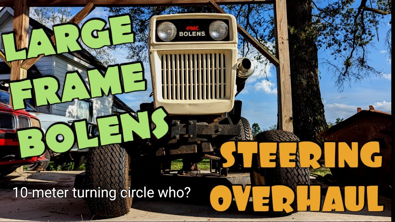 Ремонт рулевого управления и шарового шарнира Bolens HT20 (1250, 1886, HT-18, HT-23)