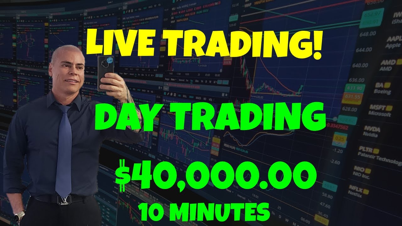 LIVE Day Trading On LightSpeed- Day Trading $40,000.00 in 10Min