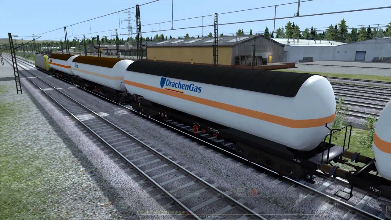 Zagkks Druckgaskesselwagen von 3DZUG - DLC für den Train Simulator 2015