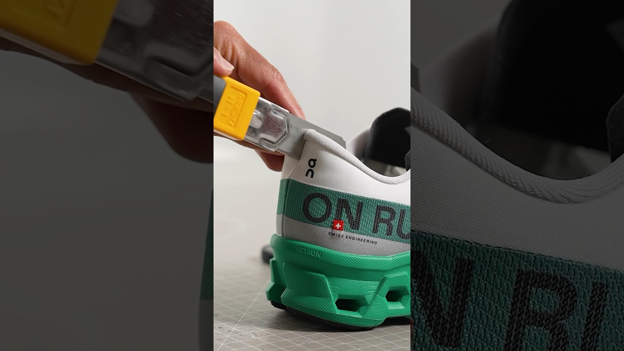 Why we cut shoes in half? 🔪👟Discover why 👉 runrepeat.com