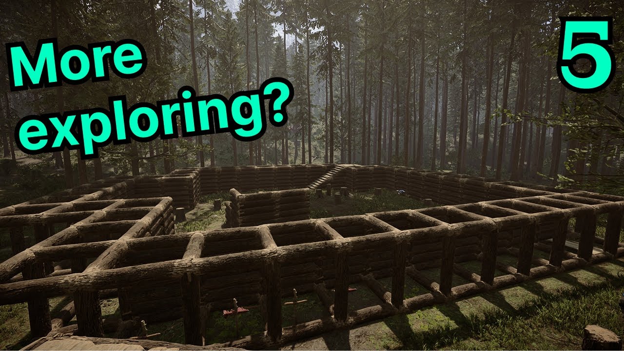 Some exploring and building!!! :D  - Ep 5 | Sons of The Forest Season 2
