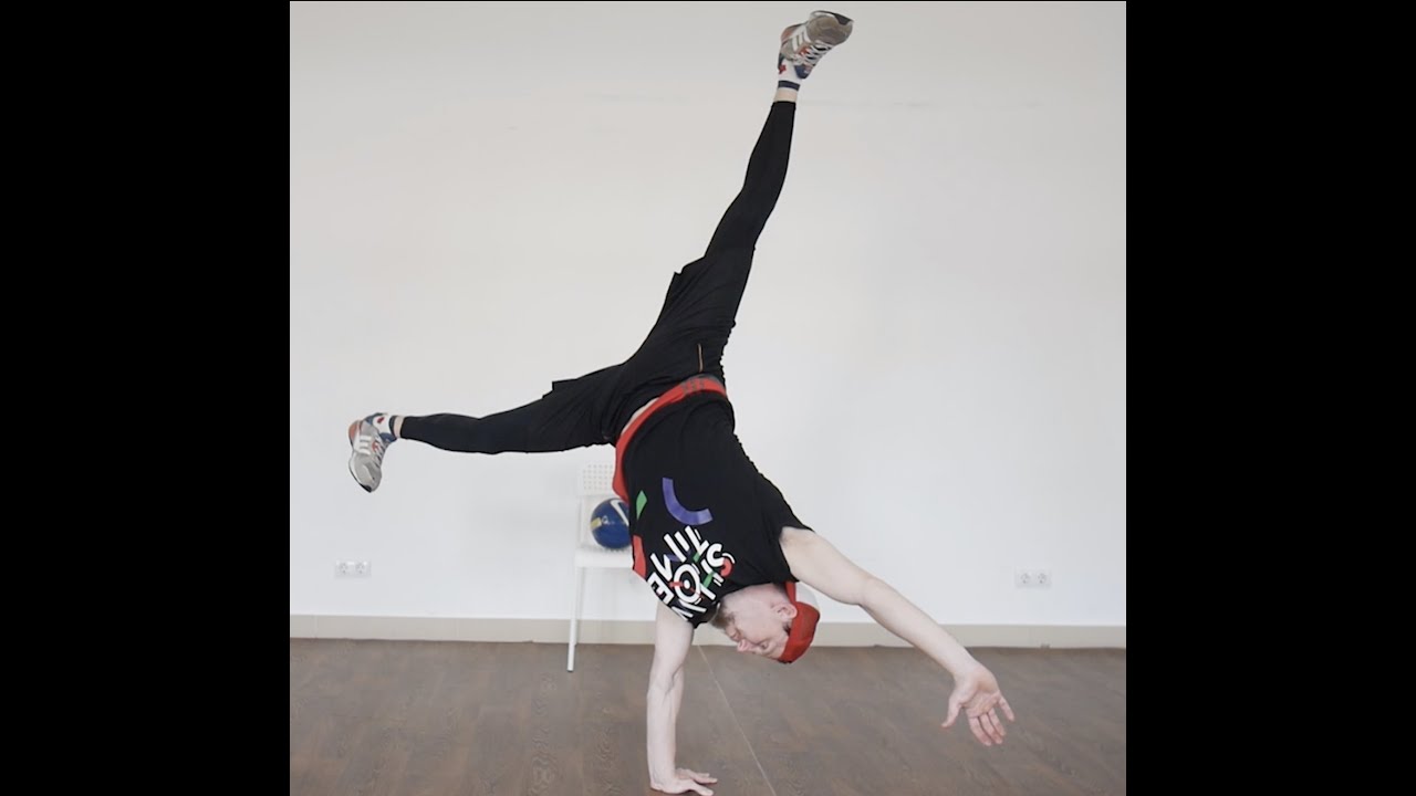 Стойка на одной руке - обучающее видео / one hand balance tutorial