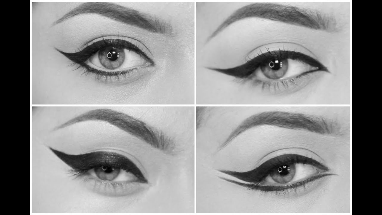4 different eyeliner styles