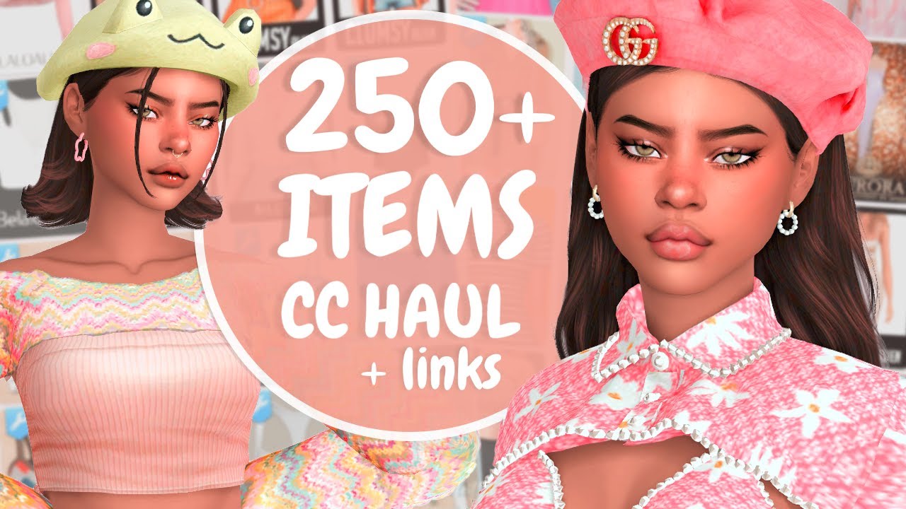 HUGE CC CLOTHES HAUL | 250+ CC finds with links ✨ | The Sims 4