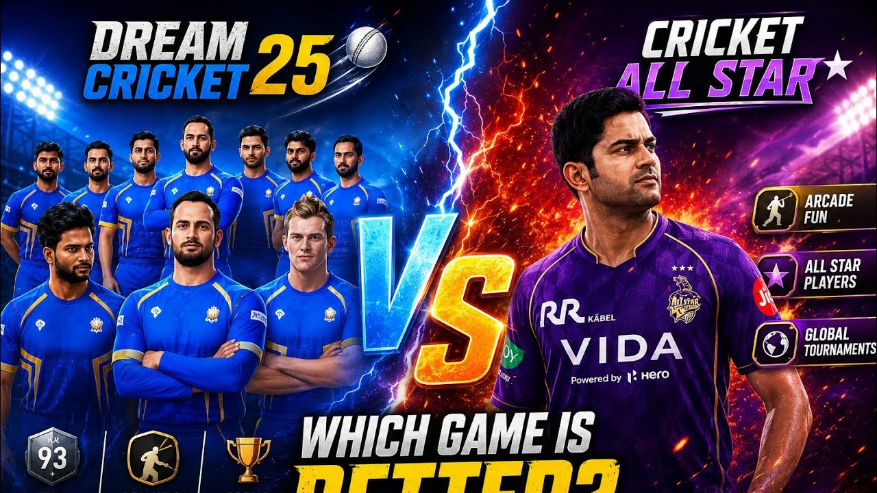 Лучшая игра в крикет? Dream Cricket 25 против Cricket All Star.
