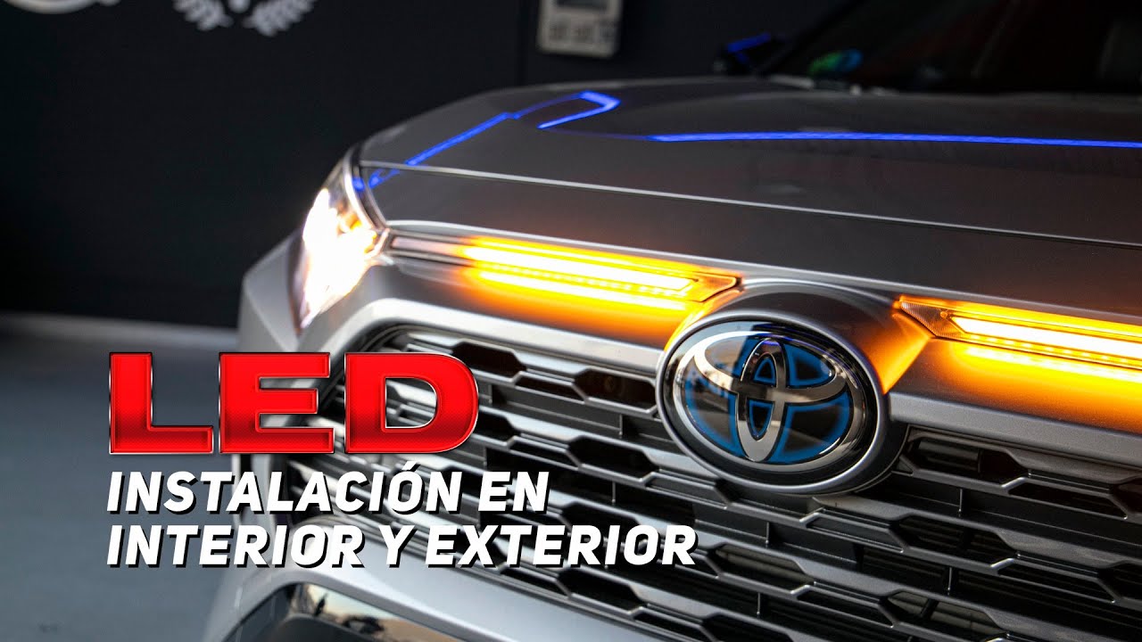 Instalar LUCES LED en el INTERIOR del coche, POSICIÓN y FRENADO. Toyota RAV4