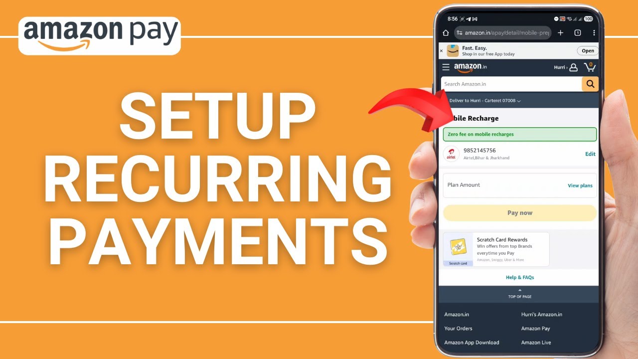 How To Setup Recurring Payments On Amazon Pay?