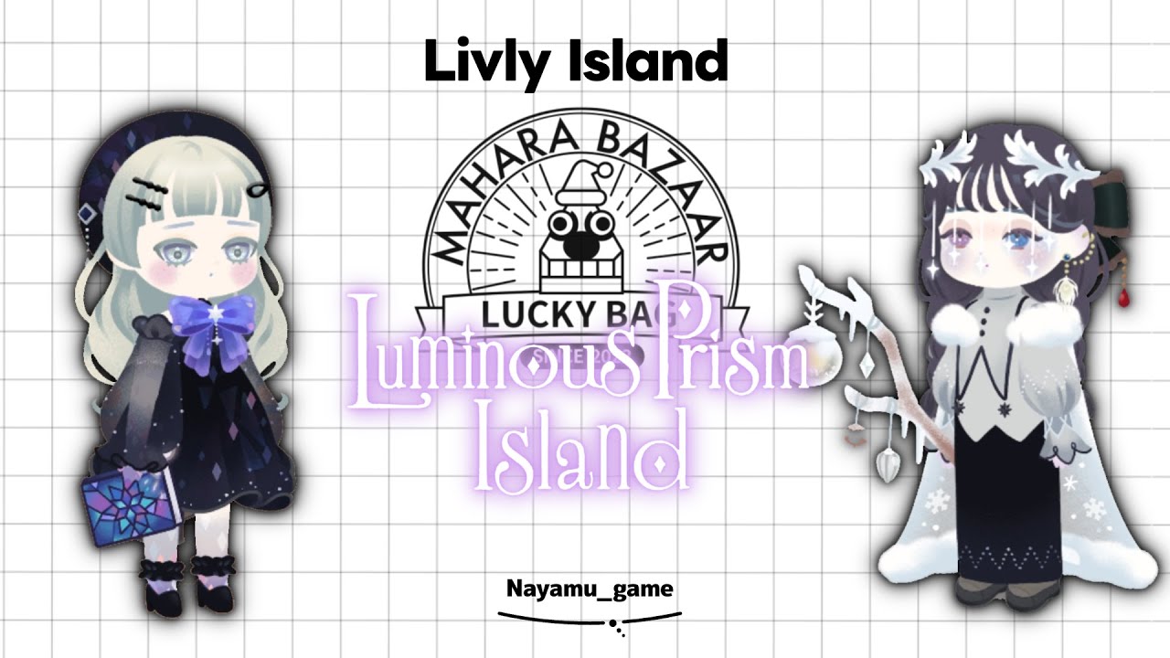 キラキラ✨神秘的すぎる!!超好みのバザール回します!!【リヴリーアイランド】【Livly】Luminous Prism Island【リヴリー】