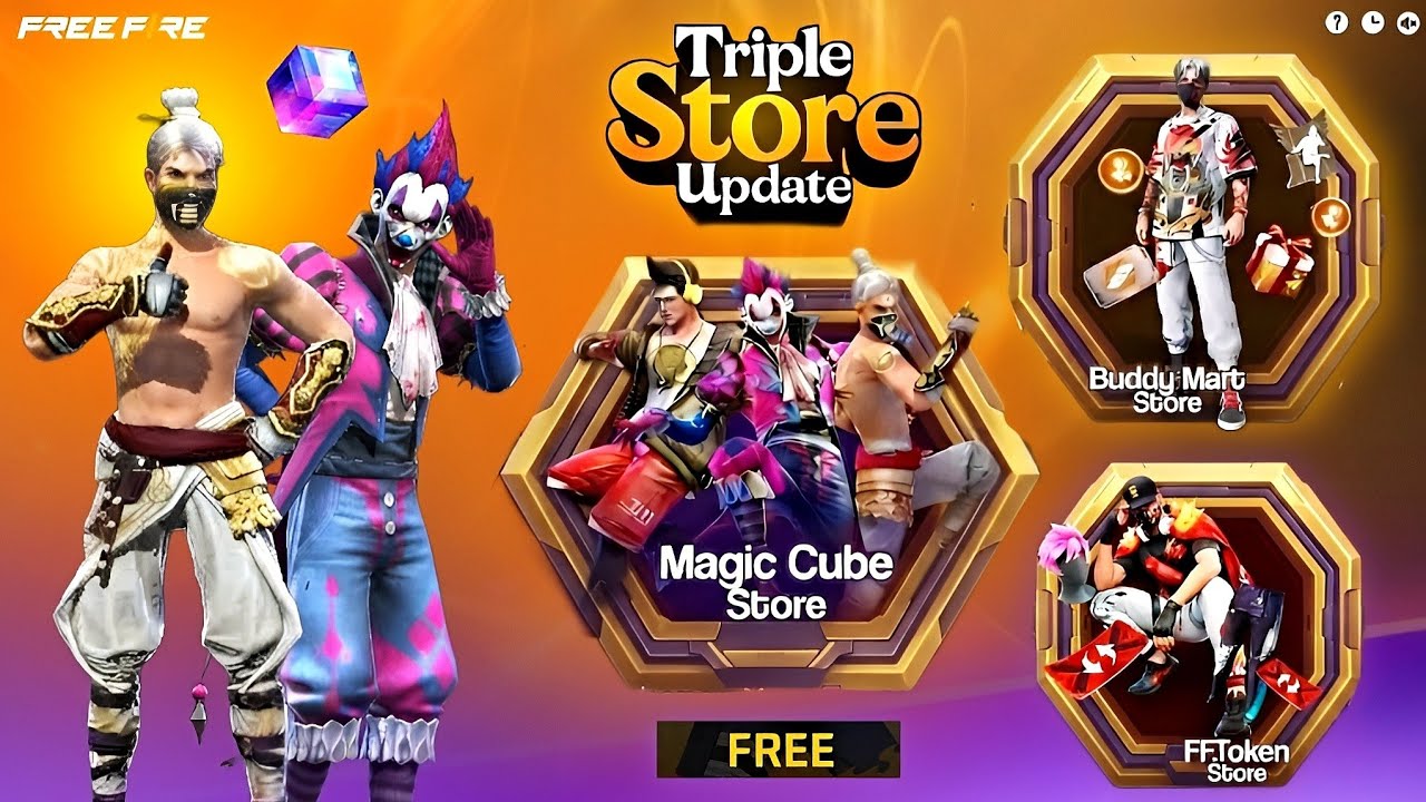 OB55 Triple Store Update💥Next Magic Cube Store Update🤯🥳| Free Fire New Event | FF New Event