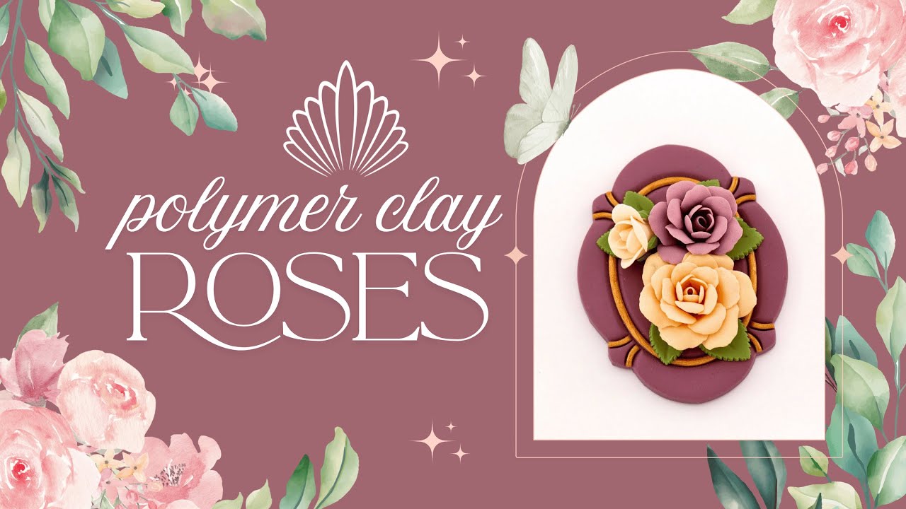 How to Make Polymer Clay Roses | Step-by-Step Tutorial