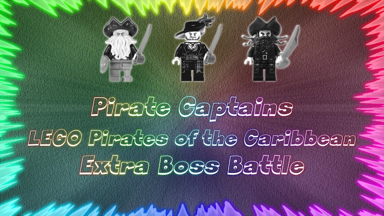 LEGO Pirates of the Caribbean ★ Perfect Extra Boss Battle • Pirate Captains