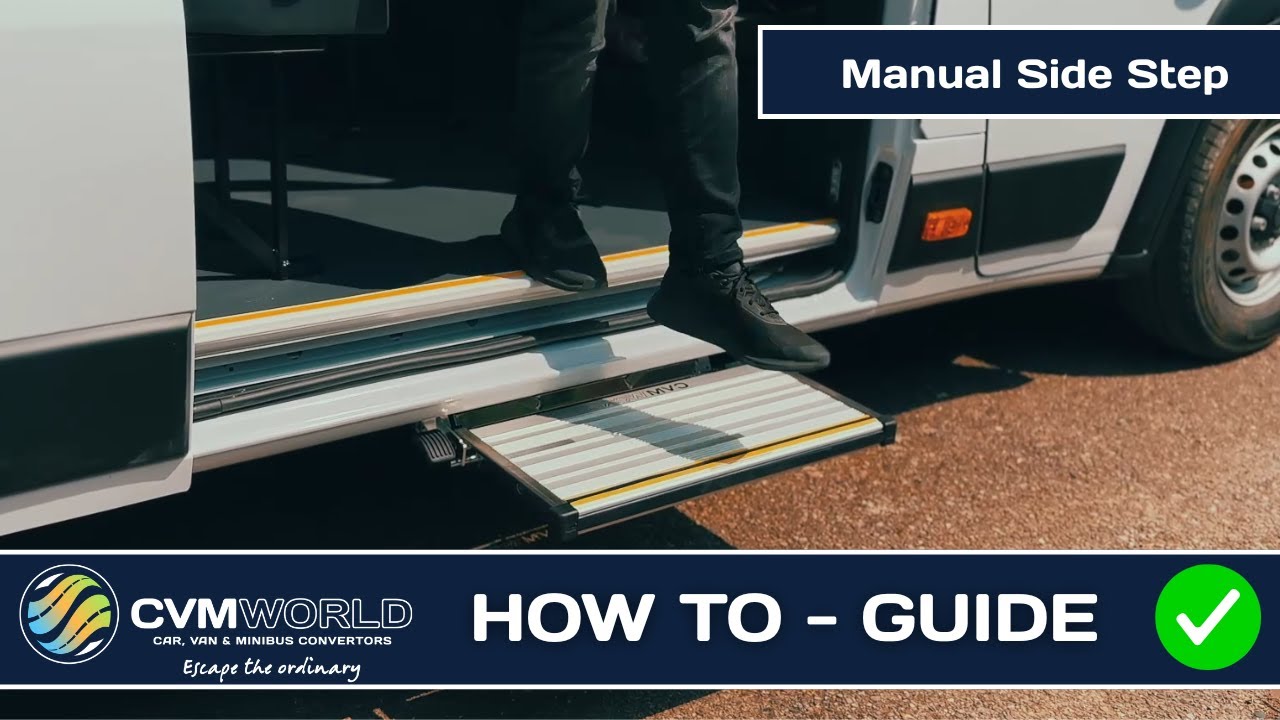 How to Use a Manual Side Step on a Minibus | Quick 3-Step Tutorial
