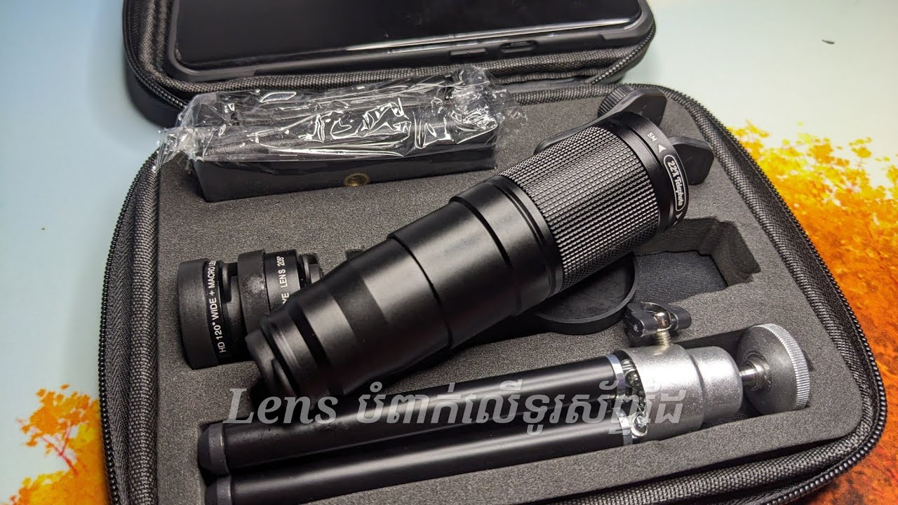 Apexel 22X zoom lens, remote shooting, clear and good quality, product of Apexel company