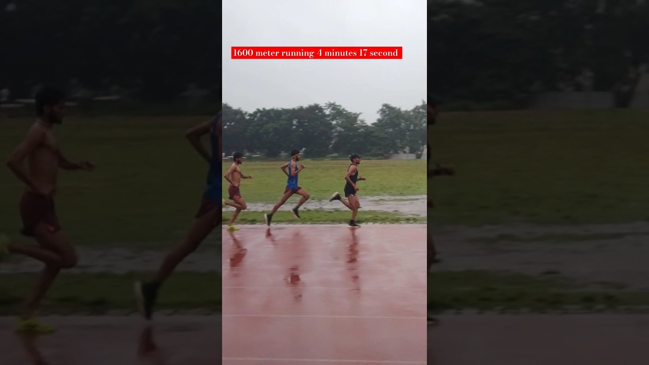 1600 meter running 4 minutes 17 second #running #army #1600meter