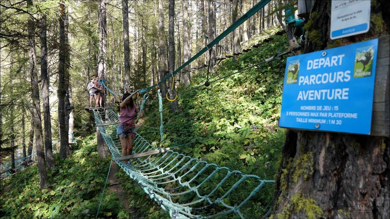 Une après-midi en hauteur à l’accrobranche de Val d’Isère