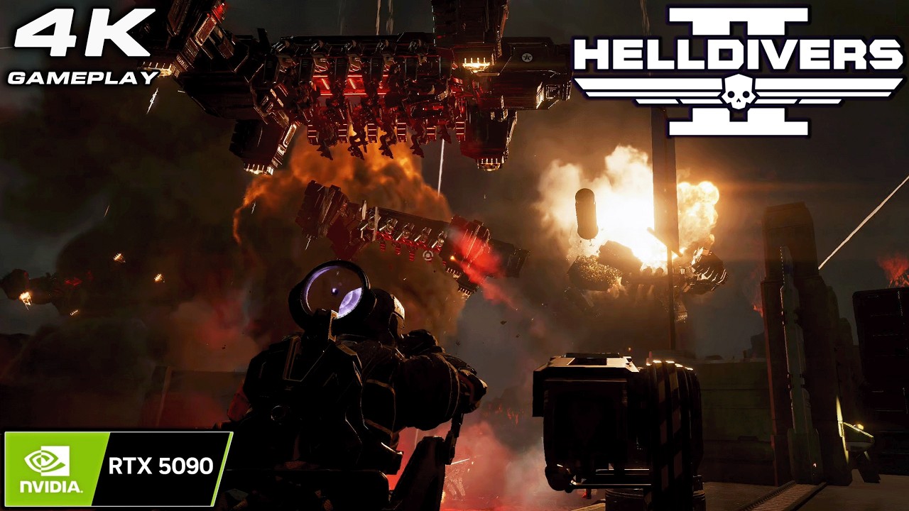 Helldivers 2: 4K Gameplay No Commentary ULTRA Settings | RTX 5090 P1162
