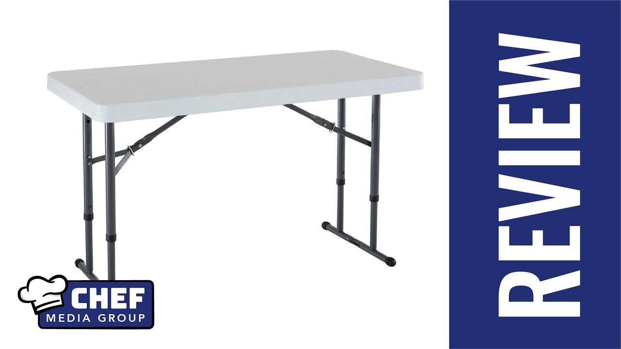 LIFETIME 80160 Height Adjustable 4 Foot Folding Table Review